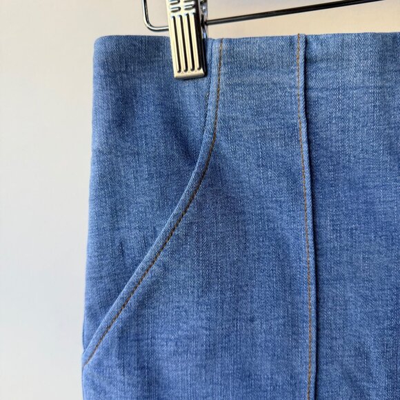 Veronica Beard Kean Crop Denim Pants, blue, Size 10 k54 - Picture 6 of 12